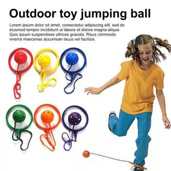 Обруч, скакалка, мяч, прыгающий на лодыжке, игрушка для детей, спортивные игрушки для детей, интерактивная игра-скакалка для фитнеса и игр зелёный