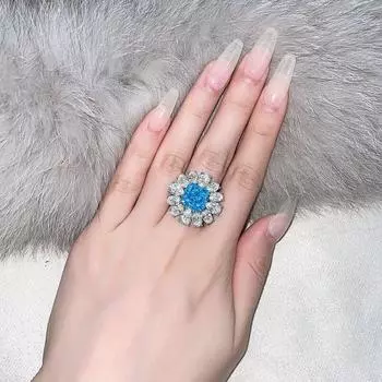 Обручальное кольцо с искрящимся желтым бриллиантом, кольцо из стерлингового серебра 925 пробы, классические кольца для женщин, оранжевое кольцо, ювелирные изделия, подарки 6