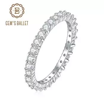 Обручальные кольца Gb Ef Color, кольца с муассанитом для женщин, золото 925, серебро 925 пробы, кольцо на палец, 585, 14, 10, 18, изящные ювелирные изделия 9