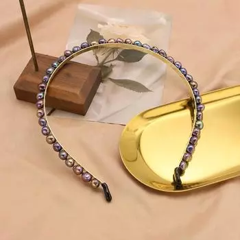 Обручи для волос из натурального жемчуга, легкие роскошные повязки на голову, заколки ручной работы, модные и элитные головные уборы для волос