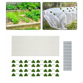 Обручи из стекловолокна для садоводства, теплицы, фруктов, цветов, овощей 25 pieces hoops