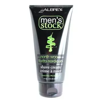 Obryorganix Men s Stock North Wood Shaving Cream, 177ml, 1 pack