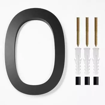 Общественная единица отеля Трехмерный номер двери Иностранный цифровой оптовый номер комнаты Торговый отель Отель Акрил Бытовой цифровой 113*88mm чёрный