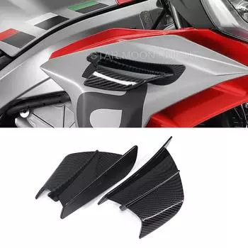 Обтекатель бокового крылышка, аэродинамический дефлектор, спойлер для Aprilia RSV4 X Tuono V4 Factory Tuono 660 RS660 RS250 RS125 чёрный