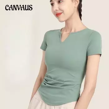 Обтягивающие спортивные топы женские с коротким рукавом сексуальные обтягивающие фитнес-одежды быстросохнущие футболки для йоги S зелёный