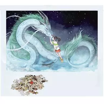 Обучающая игра-головоломка для детей и взрослых с мультфильмом высокого разрешения, 1000 деталей 1