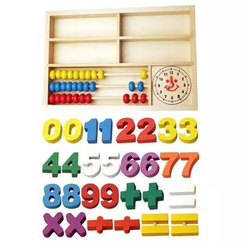 Обучающие деревянные игрушки для детей, цифровая обучающая цифровая коробка, деревянные строительные блоки, игрушки-головоломки