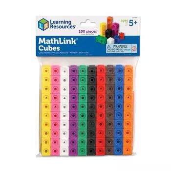 Обучающие ресурсы Математические игрушки Кубики серии MathLink 100 шт LER4285 Оригинальный продукт