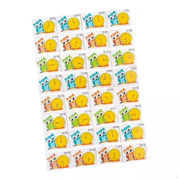 Обучающий набор часов Часы для детей Время Обучающая игрушка Аналоговая практика