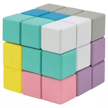 Обучающий пазл Девика Ikumoku 3D пазл 7 частей деревянный 113016