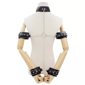 Обучение SM Связывание двигателя пыток Связывание наручников ошейник для мужчин и женщин Взрослый секс-продукт Парные секс-игрушки