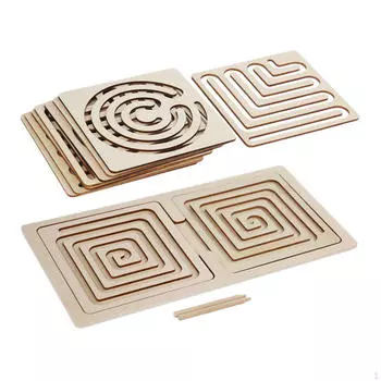 Обучение управлению ручкой Доска Лабиринт Игрушка Координация рук и глаз Левый и правый мозг