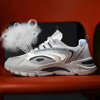 Обувь 2024 года, летняя мужская обувь для школьников средней школы, полые туфли для пап, модная спортивная обувь, повседневные женские кроссовки 36