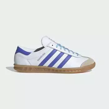 Обувь Adidas HAMBURG Белые кроссовки ORIGINALS Унисекс T Toe Shoes JH8561 Обувь Белый/Полукобальтово-синий/Каучук 36.3