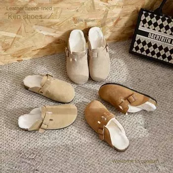 Обувь Boken из натуральной кожи сохраняет тепло и пушистость женщин 35