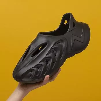 Обувь Coconut Hole Мужские сандалии Ins Trend Универсальные сандалии Eva Нескользящая обувь для спорта на открытом воздухе Пляжная обувь 40 хаки