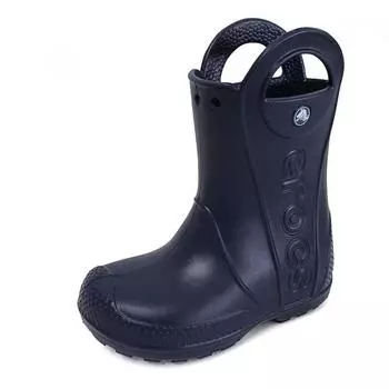 [Обувь Crocs] Детские резиновые сапоги Crocs Handle It для малышей, резиновые сапоги для сезона дождей, темно-синие 211056 410 211056-410/130mm(C6)