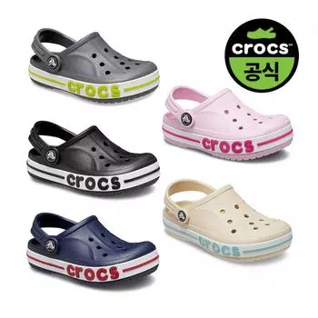 [Обувь Crocs] Официальные детские сабо Crocs Bayaband K 5 Choice 1 24sKcl207019 01)BLACK(Z001)/C11