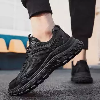 Обувь Daddy 2025 весна сетчатая дышащая износостойкая повседневная обувь нескользящая подошва спортивная беговая обувь мужская обувь 39