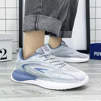 Обувь Daddy, мужская обувь, новая осенняя мужская корейская версия, универсальная модная трендовая обувь для подростков, повседневная спортивная обувь для мужчин 39 чёрный