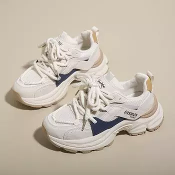 Обувь Daddy Shoes на толстой подошве для женщин, высококачественная, новая, дышащая, сетчатая, женская спортивная обувь Zapatillas De Mujer 35