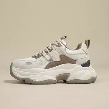 Обувь Daddy Shoes Women 2024 Осень Новые Повседневные Дышащие Женские Туфли Retro Niche Increase Sports Forrest Gump Shoes Women 35