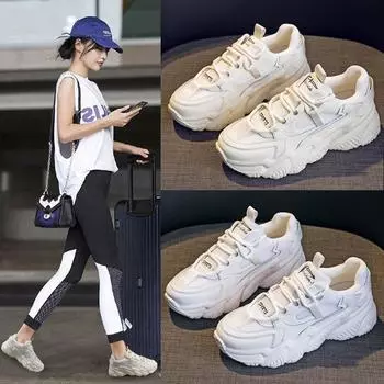 Обувь Daddy Shoes Женская обувь Весна Новинка Супер Популярная универсальная повседневная спортивная модная белая обувь для женщин 35
