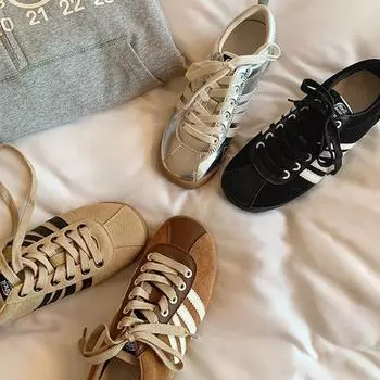 Обувь Dexun 2024 весна и осень новые женские туфли Maillard ретро на плоской подошве Forrest Gump кожаные спортивные и повседневные туфли женские 35