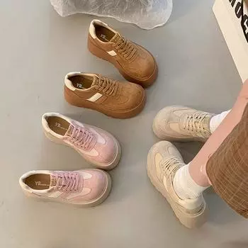 Обувь Dexun женская обувь 2025 весна повседневная новая обувь на платформе студенческая спортивная обувь женская трендовая высококачественная женская обувь 35