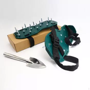 Обувь для аэрации газона, сверхпрочные сандалии с аэрацией и шипами уникального дизайна для