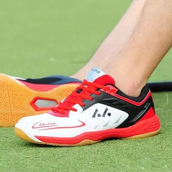 Обувь для бадминтона для мужчин, кожаные мужские спортивные кроссовки для бадминтона, большой размер 11, домашние туфли-лодочки, тренировочная обувь для бадминтона 40