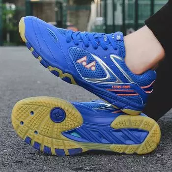 Обувь для бадминтона с подошвой из говяжьих сухожилий, спортивная обувь для студентов на все времена, дышащая и легкая обувь для настольного тенниса, обувь для волейбола, теннисная обувь 36