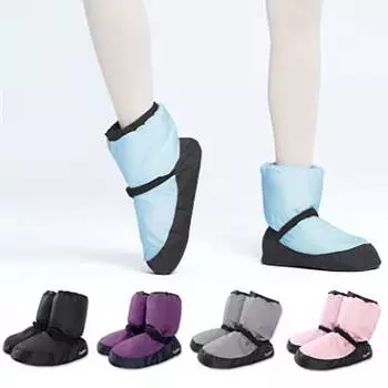 Обувь для балета для девочек и женщин Ботинки для разминки Национальные танцевальные туфли Зимние танцевальные ботинки Теплые нескользящие балетные ботинки Кроссовки 42-43