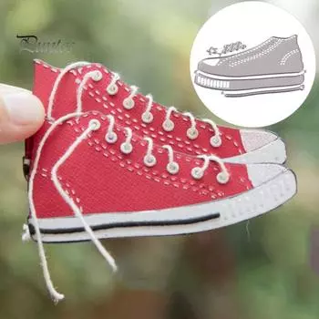 Обувь для детей, тиснение, резка, сделай сам, ремесло, трафарет, инструмент для скрапбукинга, декоративная форма серебряный