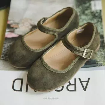 Обувь для девочек Baby Jam Sasha Flat Хаки-Y091 130