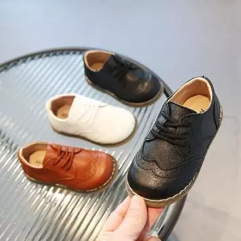 Обувь для девочек Chaussure Enfant, мягкая подошва, кожаные туфли, дизайнерская обувь для мальчиков, модная обувь для принцесс для девочек, повседневные кроссовки Zapatos 21insole13.5cm бежевый