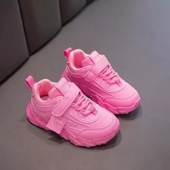 Обувь для девочек, детские модные кроссовки, детские повседневные кроссовки, классические мягкие, нескользящие, дышащие, спортивные, для бега, для школы, новые 26 бежевый