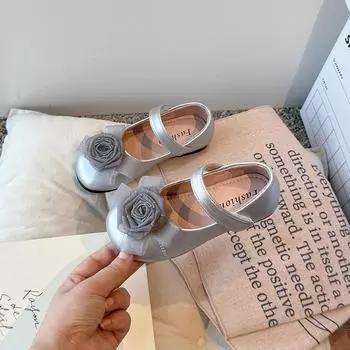 Обувь для девочек Кожаные мокасины для девочек Ортопедическая обувь для школьниц Мэри Джейн для девочек Подарок на Рождество и день рождения EU:35 бежевый