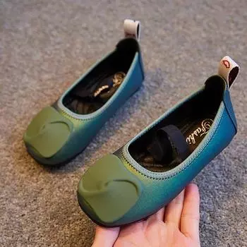 Обувь для девочек, новая весенне-осенняя обувь в стиле принцессы, элегантная детская обувь для девочек, модная тенденция 24 белый