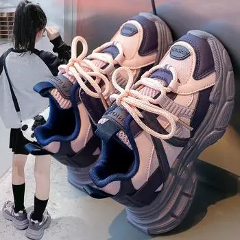 Обувь для девочек, новые дышащие модные бестселлеры с мягкой подошвой, студенческие кроссовки