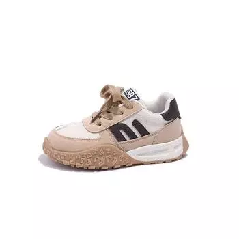 Обувь для девочек Весна Новые детские мягкие подошвы Нескользящая спортивная обувь Весна и осень Детские сноуборд-туфли Девочки Tide 27 коричневый