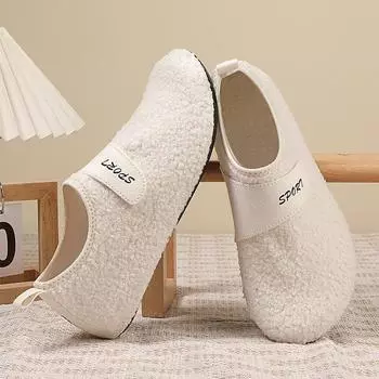 Обувь для дома Обувь для дома Многофункциональная обувь Обувь для йоги Бархатная обувь Обувь на тонкой подошве 34-35 белый
