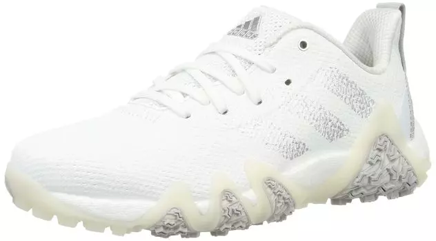 Обувь для гольфа Code Chaos 22 Footwear Two cm 2E [Adidas Golf] Мужская белая/серебристая металлическая/серая 26.0