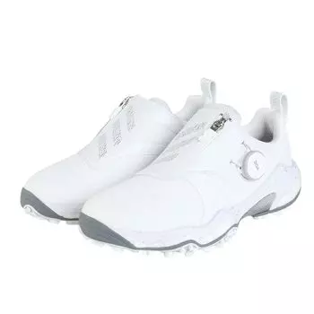 Обувь для гольфа Code Chaos 25 Boa Footwear Two cm 2E [Adidas Golf] женские белые/серебристые металлик/серые 24.0
