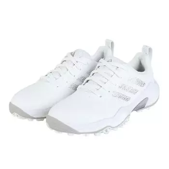 Обувь для гольфа Code Chaos 25 Footwear Two cm 2E [Adidas Golf] женские белые/серебристые металлик/серые 24.5