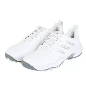 Обувь для гольфа Code Chaos 25 Footwear Two cm 2E [Adidas Golf] Мужская белая/серебристая металлическая/серая 25.5