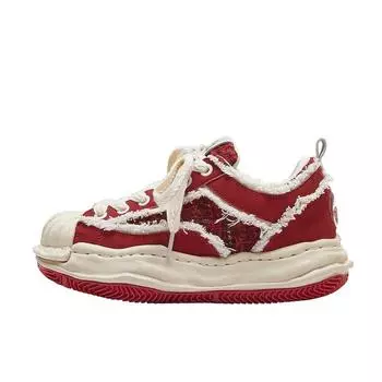 Обувь для хлеба с толстой подошвой, увеличивающая рост, обувь для досок, пара обуви 35 красный