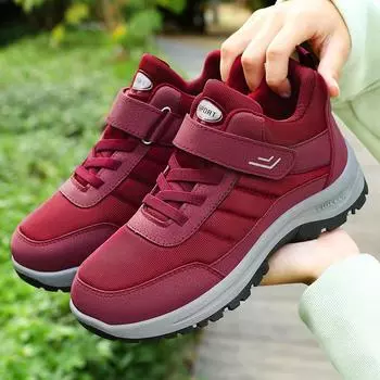 Обувь для ходьбы женская, весенняя, новая, на липучке, спортивная обувь на мягкой подошве, мужская и женская, для среднего и пожилого возраста, обувь для мам 36