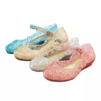 Обувь для косплея в стиле аниме «Снежная королева Эльза», модная милая детская обувь в стиле Лолиты, дешевая синяя обувь на танкетке 25 белый