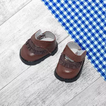 Обувь для кукол 17 см для мини-кукол, аксессуары для творческой игры, идеальный подарок для молодых девушек коричневый